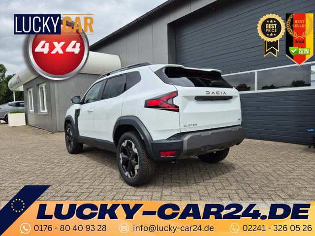 Lagerfahrzeug Dacia Duster - Extreme 4x4 130PS 1.2 TCe 4x Kamera Lenkradheizung Sitzheizung Klimaautomatik Teil-Leder elektr.Parkbremse Bluetooth Apple Carplay Android Auto PDC v h 2xKeyless 18-LM Ganzj.Reifen