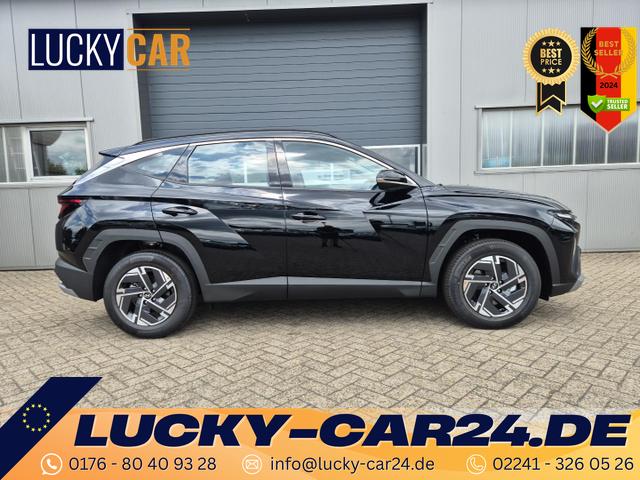 Lagerfahrzeug Hyundai TUCSON - 1.6 T-GDI 160PS Sitzheizung Lenkradheizung Klimaautomatik Navi 12,3"-Touchscreen DAB  wireless Apple CarPlay   Android Auto PDC v h Rückf.Kamera 2xKeyless 17-LM