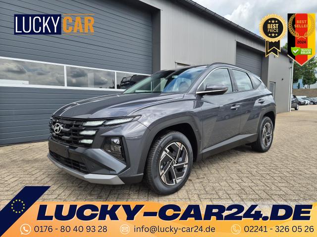 Lagerfahrzeug Hyundai TUCSON - 1.6 T-GDI 160PS Sitzheizung Lenkradheizung Klimaautomatik Navi 12,3"-Touchscreen DAB  wireless Apple CarPlay   Android Auto PDC v h Rückf.Kamera 2xKeyless 17-LM