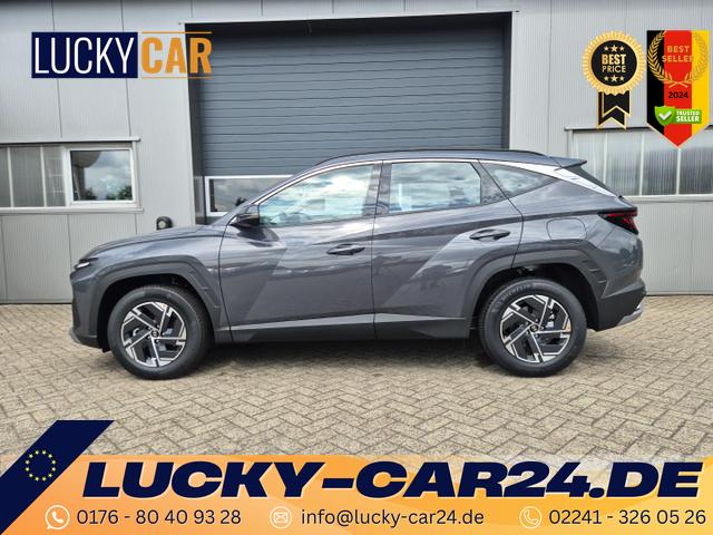 Lagerfahrzeug Hyundai TUCSON - 1.6 T-GDI 160PS Sitzheizung Lenkradheizung Klimaautomatik Navi 12,3"-Touchscreen DAB  wireless Apple CarPlay   Android Auto PDC v h Rückf.Kamera 2xKeyless 17-LM