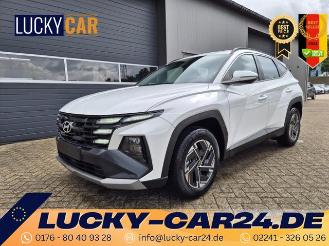 Lagerfahrzeug Hyundai TUCSON - 1.6 T-GDI 160PS Sitzheizung Lenkradheizung Klimaautomatik Navi 12,3"-Touchscreen DAB  wireless Apple CarPlay   Android Auto PDC v h Rückf.Kamera 2xKeyless 17-LM