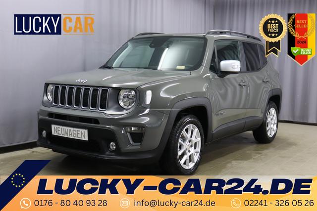 Lagerfahrzeug Jeep Renegade - Limited 1.5 T4 DCT7 e-Hybrid 96kW, Panorama-Glasschiebedach, Winter-Paket, Funktions-Paket, 8.4"-Navigationssystem, AppleCarPlay&Android Auto, Radio DAB, Rückfahrkamera, Nebelscheinwerfer, 17"-Leichtmetallfelgen, uvm.