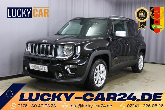 Lagerfahrzeug Jeep Renegade - Limited 1.0 T3 GSE 88kW, Panorama-Glasschiebedach, Winter-Paket, Funktions-Paket, Business-Paket, AppleCarPlay&Android Auto, LaneSense, Rückfahrkamera, Nebelscheinwerfer, 17"-Leichtmetallfelgen, uvm.