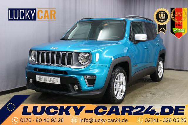 Lagerfahrzeug Jeep Renegade - Limited 1.6 Multijet 96kW FWD, Panorama Glasschiebedach, Winterpaket, 2-Zonen Klimaautomatik,8.4" Navigationssystem, Apple CarPlay&Android Auto, LaneSense, Nebelscheinwerfer, 17"-Leichtmetallfelgen, uvm.