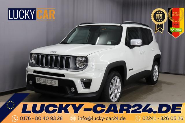 Lagerfahrzeug Jeep Renegade - Limited 1.5 T4 DCT7 e-Hybrid 96kW, Panorama-Glasschiebedach, Winter-Paket, Funktions-Paket, 8.4"-Navigationssystem, AppleCarPlay&Android Auto, Radio DAB, Rückfahrkamera, Nebelscheinwerfer, 17"-Leichtmetallfelgen, uvm.