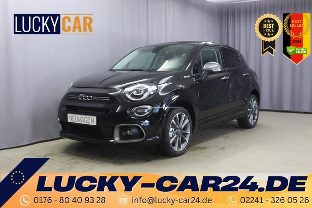 Lagerfahrzeug Fiat 500X - DOLCEVITA SPORT 1.5 GSE 96kW Hybrid, Faltdach, Klimaautomatik, Leder-Alcantara Lenkrad, 7"-Navigationssystem, AppleCarPlay&Android Auto, Fernlichtassistent, Rückfahrkamera, Voll-LED-Scheinwerfer-, LED-Nebelscheinwerfer, 18"-Leichtmetallfelgen, uvm.