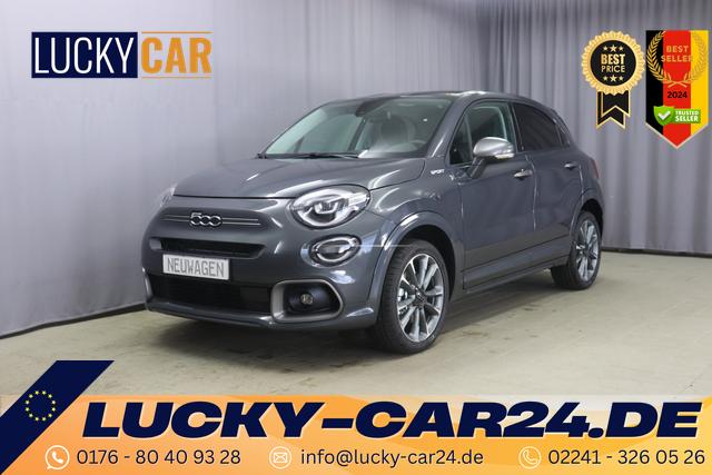 Lagerfahrzeug Fiat 500X - Sport 1.5 GSE 96kW Hybrid, Klimaautomatik, Leder-Alcantara Lenkrad, 7"-Navigationssystem, AppleCarPlay&Android Auto, Fernlichtassistent, Rückfahrkamera, Voll-LED-Scheinwerfer-, LED-Nebelscheinwerfer, 18"-Leichtmetallfelgen, uvm.