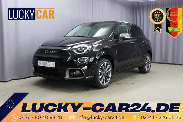Lagerfahrzeug Fiat 500X - Sport 1.5 GSE 96kW Hybrid, Klimaautomatik, Leder-Alcantara Lenkrad, 7"-Navigationssystem, AppleCarPlay&Android Auto, Fernlichtassistent, Rückfahrkamera, Voll-LED-Scheinwerfer-, LED-Nebelscheinwerfer, 18"-Leichtmetallfelgen, uvm.