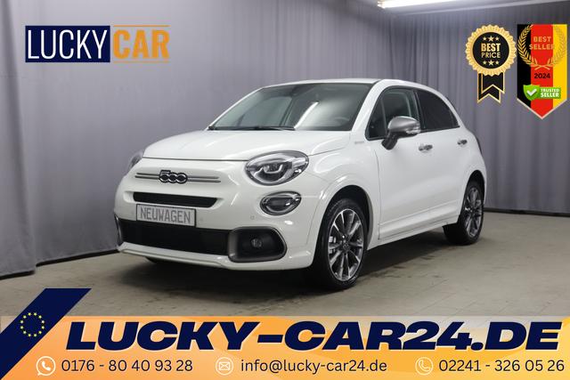Lagerfahrzeug Fiat 500X - Sport 1.5 GSE 96kW Hybrid, Klimaautomatik, Leder-Alcantara Lenkrad, 7"-Navigationssystem, AppleCarPlay&Android Auto, Fernlichtassistent, Rückfahrkamera, Voll-LED-Scheinwerfer-, LED-Nebelscheinwerfer, 18"-Leichtmetallfelgen, uvm.