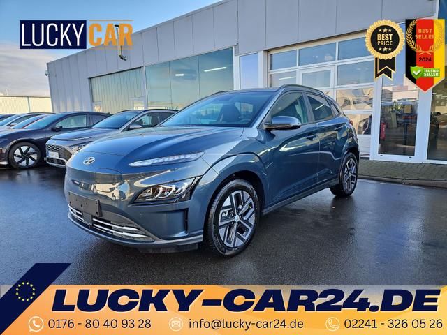Lagerfahrzeug Hyundai KONA - Advantage Elektro 100 kW (136 PS) 39,2kWh Klimaautomatik, Navigationssystem, Krell Soundsystem, DAB, Apple CarPlay, Android Auto, Bluetooth Freisprecheinrichtung, Rückfahrkamera, Lenkradheizung, Sitzheizung, Lichtsensor, Regensensor, Voll-LED-Scheinwerfer, uvm.