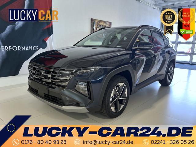 Lagerfahrzeug Hyundai TUCSON - GO  1.6 T-GDI Hybrid 4WD AT 158 kW / 215 PS Panorama Dach, Smart Sense-Paket, 2-Zonen-Klimaautomatik, Android Auto, Apple CarPlay, Voll-LED Scheinwerfer, Keyless Go, Navigationssystem, Virtual Cockpit, 18 Zoll Leichtmetallfelgen, uvm.