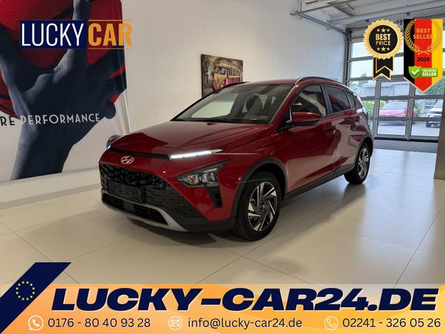 Gebrauchtfahrzeug Hyundai BAYON - i Line Plus 1.0 T-GDI 73 kW (100 PS) Klimaautomatik, Sitzheizung, Lenkradheizung, Radio, DAB, Android Auto, Apple CarPlay, Volldigitales Kombiinstrument, Privacy Glass, Bluetooth, Ambiente-Beleuchtung, 16 Zoll Leichtmetallfelgen, uvm.