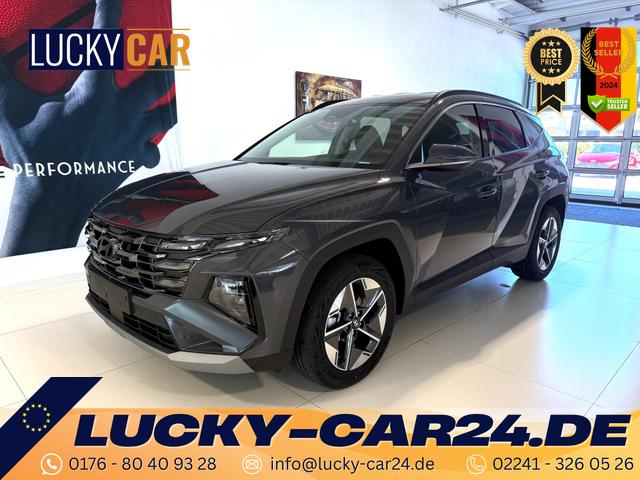 Lagerfahrzeug Hyundai TUCSON - GO  1.6 T-GDI 48V 2WD DCT 117 kW (160 PS) 2-Zonen-Klimaautomatik, Android Auto, Apple CarPlay, Voll-LED Scheinwerfer, Keyless Go, Navigationssystem, Virtual Cockpit, 18 Zoll Leichtmetallfelgen, uvm.