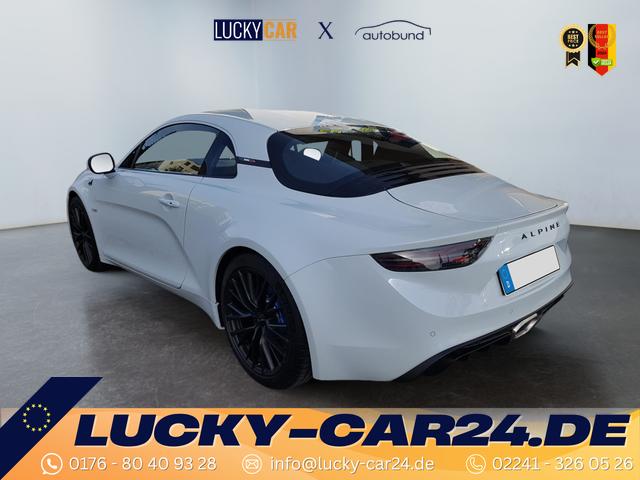 Lagerfahrzeug Alpine A110 - S Einparkhilfe vorne und hinten mit Rückfahrkamera Focal-Audiosystem Ablage-Paket 18" Leichtmetallräder