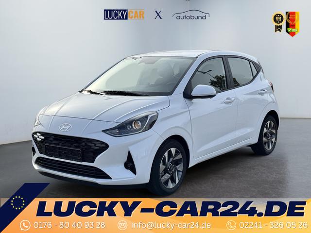 Lagerfahrzeug Hyundai i10 - 1,2 1ZKlim NAV 8Z SHZ Spha BT Kam PDC Alu
