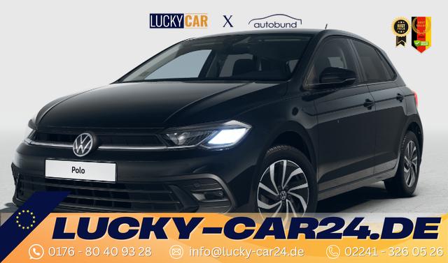Bestellfahrzeug, konfigurierbar Volkswagen Polo - LIFE 1.0 TSI 95PS, 15" ALU, PARKSENSOREN HI, RADIO COMPOSITION/USB VO HI/BT/DAB/APP-CONNECT KLIMA LED-SCHEINW./-RÜCKLEUCHTEN NEBELSCHEINW. LANE ASSIST MÜDIGKEITSERK. DIG. COCKPIT MUFU-LEDERLENKRAD AUßENSPIEGEL ANKLAPPBAR MITTELARML. DOPPELTER LADEBODEN