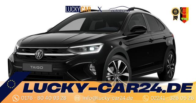 Bestellfahrzeug, konfigurierbar Volkswagen Taigo - R-Line Limited 1.0 TSI 115PS inkl. 18" Alu Misano, Metallic, LED-MATRIX-Scheinwerfer IQ LIGHT, Keyless, Sicht-Paket, Rückfahrkamera, Parksensoren vo/hi, Abgedunkelte Scheiben, Radio Ready2Discover   App-Connect, Klima, Sportsitze, M-Lederlenkrad