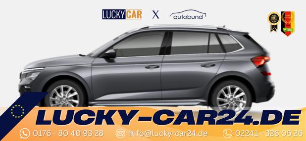 Bestellfahrzeug, konfigurierbar Skoda Kamiq - Sondermodell 130 Jahre PREMIUM 1.5 TSI 150PS, Metallic, 17" Alu, Elektr. Heckklappe, Kessy, Alarm, SunSet, Toter-Winkel, Virtual Cockpit 10", Parksensoren vorn/hinten, Rückfahrkamera, Sitzheizung, Tempomat, Climatronic, Radio 8"   Wireless SmartLink, M-Lederlenkrad beheizt