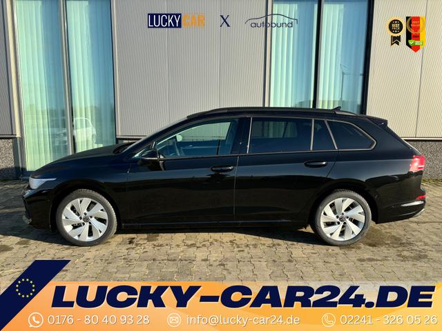 Bestellfahrzeug, konfigurierbar Volkswagen Golf Variant - Basis 1.5 TSI 115PS, LED-Scheinwerfer, Radio Composition 10,3"   Wireless App-Connect, Parksensoren vorne und hinten, Climatronic, M-Lederlenkrad, Digitales Cockpit, Reserverad, Dachreling