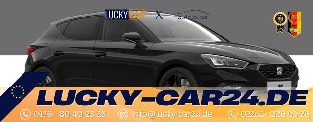 Bestellfahrzeug, konfigurierbar Seat Leon - FR Black Edition 1.5 eTSI 150PS DSG, 5J GARANTIE, 18" Alu schwarz, Winterpaket, Alarm, 3-Zonen-Climatronic, Abgedunkelte Scheiben, Park Assistent, Rückfahrkamera, Parksensoren vorn/hinten, Sportsitze, NAVIGATION 12,9", Adaptiver Tempomat, TOTER-WINKEL, MATRIX-LED-SCHEINW