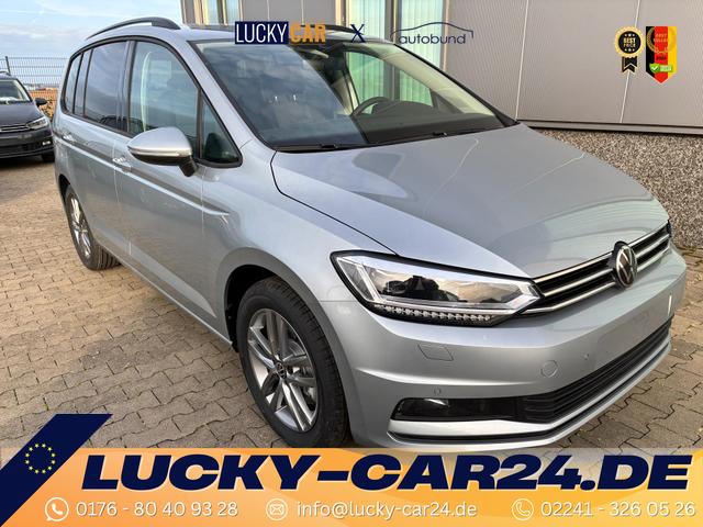 Lagerfahrzeug Volkswagen Touran - Limited 1.5 TSI 150 PS, 17" Alu, SILBER-Metallic, Winter-Paket, Elektr. Heckklappe, Keyless, Alarm, LED-Scheinwerfer IQ-Light, Travel Assist, Parksensoren vo/hi, Rückfahrkamera, ACC, M-Lederlenkrad, Digital Cockpit, 3-Zonen-Climatronic, Radio Ready2Discover 8"