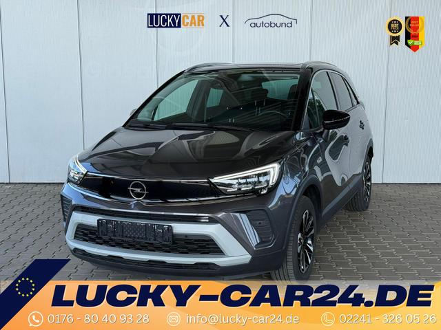Gebrauchtfahrzeug Opel Crossland - Elegance 1.2 Turbo Panoramadach / Navi LED Tempomat PDC V&H   Kamera Alu 16"
