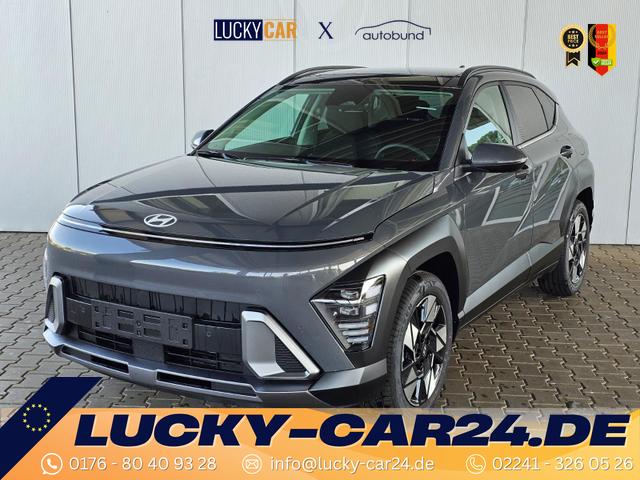 Gebrauchtfahrzeug Hyundai KONA - Premium 1.6 GDI 2WD HEV DCT / Pano - Schiebedach LED Sitz   Lenkradheizung ACC Alu 18"