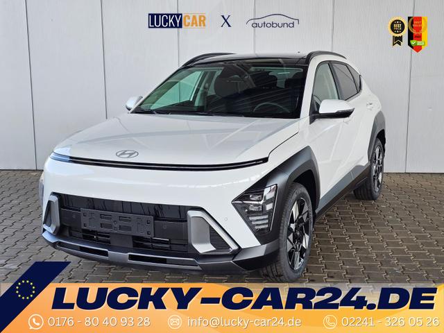 Gebrauchtfahrzeug Hyundai KONA - Premium 1.6 GDI 2WD HEV DCT / Pano - Schiebedach LED Sitz   Lenkradheizung ACC Alu 18"