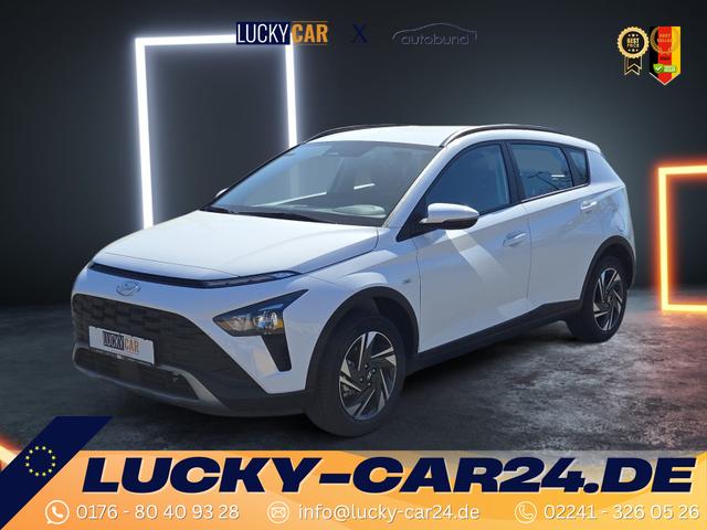 Lagerfahrzeug Hyundai BAYON - Select 1.0 T-GDI 100PS MHEV Navi Rückf.Kamera Klima PDC 12,3"-Touchscreen DAB  Apple CarPlay Android Auto Tempomat 16-LM