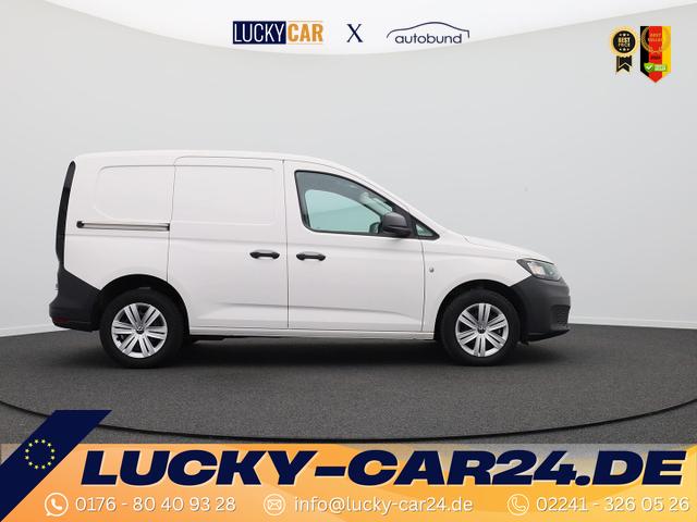 Gebrauchtfahrzeug Volkswagen Caddy Cargo - Comfort 2.0 TDI 122PS 2-Sitzer AHK Navi Rückf.Kamera PDC v h Klima VW-Radio Apple CarPlay Android Auto Hecktüren180º Schiebetür rechts Ganzjahresreifen