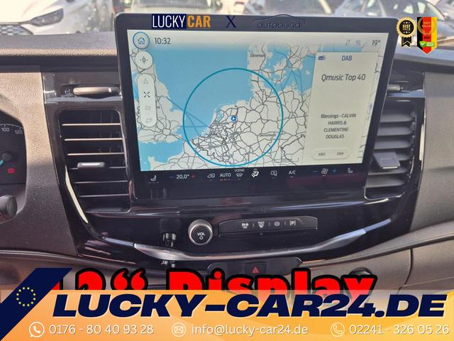 Lagerfahrzeug Ford Transit - 350 L4H3 2.0 EcoBlue 130PS Trend Heckantrieb 3,5t 2-Sitzer AHK Sitzheizung Frontscheibe beheizb. Klimaautomatik Navi PDC v h Bluetooth DAB Apple CarPlay Android Auto Tempomat Ganzj.Reifen