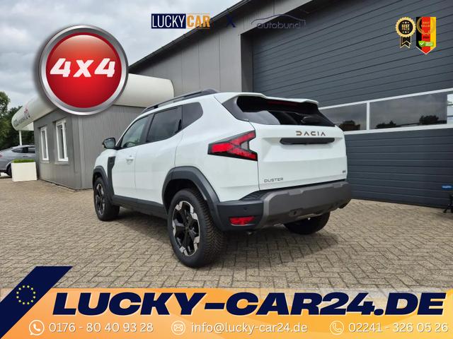 Lagerfahrzeug Dacia Duster - Extreme 4x4 130PS 1.2 TCe 4x Kamera Lenkradheizung Sitzheizung Klimaautomatik Teil-Leder elektr.Parkbremse Bluetooth Apple Carplay Android Auto PDC v h 2xKeyless 18-LM Ganzj.Reifen