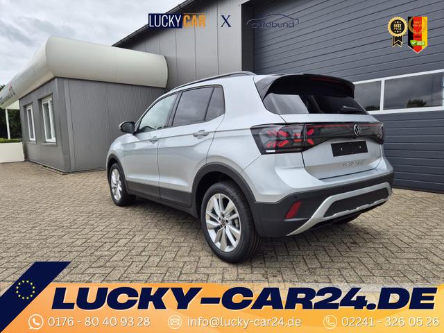 Lagerfahrzeug Volkswagen T-Cross - 1.0 TSI 116PS DSG Life LED-Matrix-Scheinwerfer Klimaautomatik Sitzheizung PDC Rückf.Kamera 17-LM abged.Scheiben 2xKeyless DAB  Bluetooth Touchscreen Apple CarPlay Android Auto