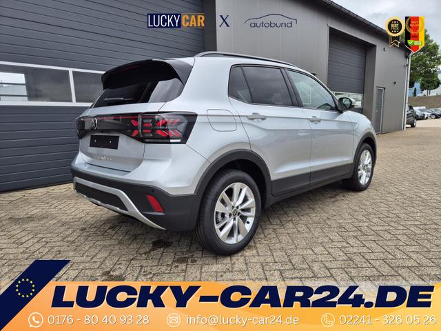 Lagerfahrzeug Volkswagen T-Cross - 1.0 TSI 116PS DSG Life LED-Matrix-Scheinwerfer Klimaautomatik Sitzheizung PDC Rückf.Kamera 17-LM abged.Scheiben 2xKeyless DAB  Bluetooth Touchscreen Apple CarPlay Android Auto