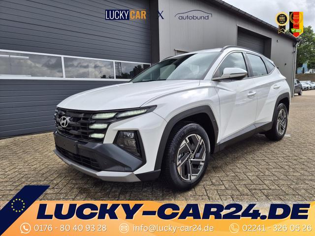 Lagerfahrzeug Hyundai TUCSON - 1.6 T-GDI 160PS Sitzheizung Lenkradheizung Klimaautomatik Navi 12,3"-Touchscreen DAB  wireless Apple CarPlay   Android Auto PDC v h Rückf.Kamera 2xKeyless 17-LM