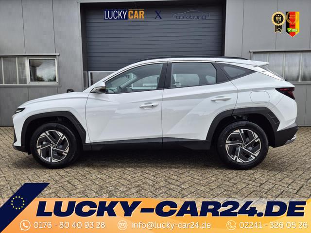 Lagerfahrzeug Hyundai TUCSON - 1.6 T-GDI 160PS Sitzheizung Lenkradheizung Klimaautomatik Navi 12,3"-Touchscreen DAB  wireless Apple CarPlay   Android Auto PDC v h Rückf.Kamera 2xKeyless 17-LM