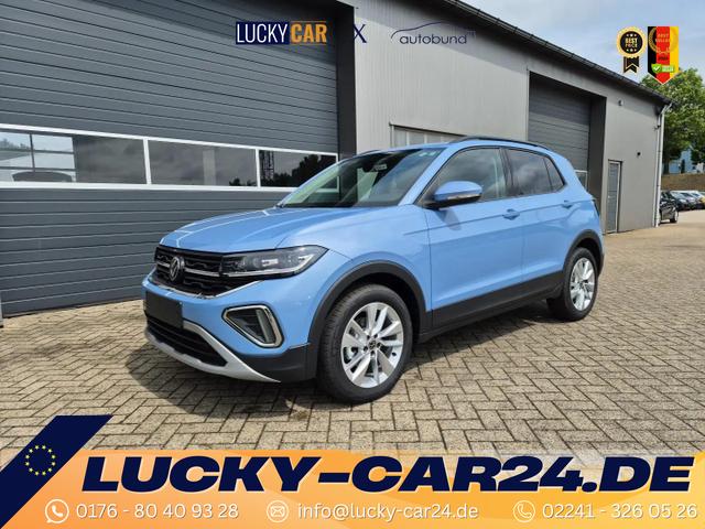 Lagerfahrzeug Volkswagen T-Cross - 1.0 TSI 116PS DSG Life LED-Matrix-Scheinwerfer Klimaautomatik Sitzheizung PDC Rückf.Kamera 17-LM abged.Scheiben 2xKeyless DAB  Bluetooth Touchscreen Apple CarPlay Android Auto