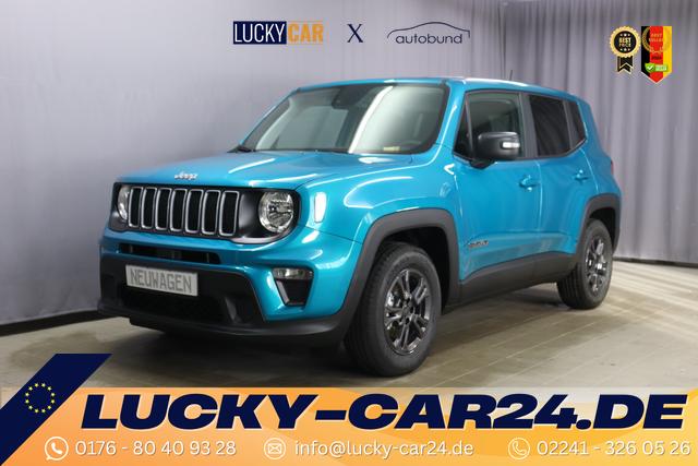 Lagerfahrzeug Jeep Renegade - Longitude 1.0 T3 GSE 120MT FWD, 2-Zonen Klimaautomatik, 8.4" Navigationssystem, AppleCarPlay&Android Auto, LaneSense, Regensensor, Tempomat, Notrufsystem, abgedunkelte Scheiben, 16"-Leichtmetallfelgen, uvm.