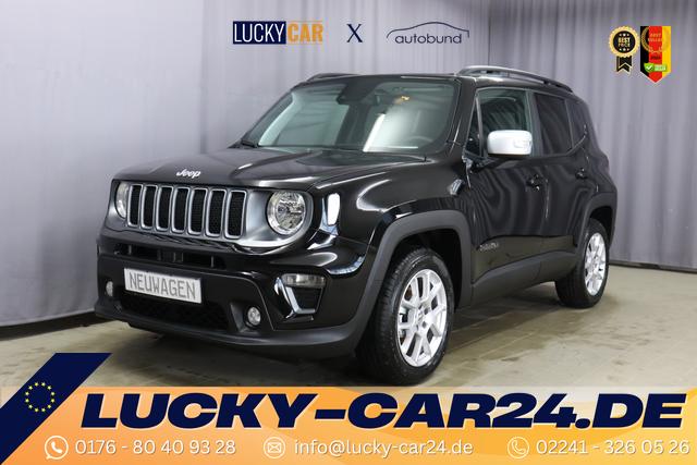 Lagerfahrzeug Jeep Renegade - Limited 1.0 T3 GSE 88kW, Panorama-Glasschiebedach, Winter-Paket, Funktions-Paket, Business-Paket, AppleCarPlay&Android Auto, LaneSense, Rückfahrkamera, Nebelscheinwerfer, 17"-Leichtmetallfelgen, uvm.