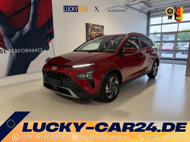 Gebrauchtfahrzeug Hyundai BAYON - i Line Plus 1.0 T-GDI 73 kW (100 PS) Klimaautomatik, Sitzheizung, Lenkradheizung, Radio, DAB, Android Auto, Apple CarPlay, Volldigitales Kombiinstrument, Privacy Glass, Bluetooth, Ambiente-Beleuchtung, 16 Zoll Leichtmetallfelgen, uvm.