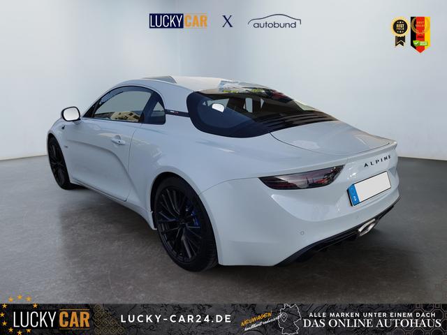 Lagerfahrzeug Alpine A110 - S Einparkhilfe vorne und hinten mit R&uuml;ckfahrkamera Focal-Audiosystem Ablage-Paket 18" Leichtmetallr&auml;der