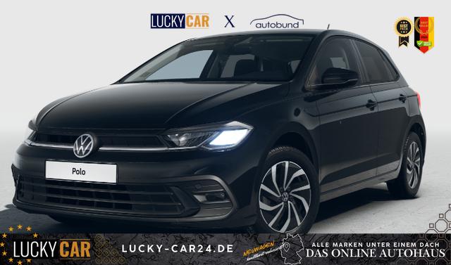 Bestellfahrzeug, konfigurierbar Volkswagen Polo - LIFE 1.0 TSI 95PS, 15" ALU, PARKSENSOREN HI, RADIO COMPOSITION/USB VO HI/BT/DAB/APP-CONNECT KLIMA LED-SCHEINW./-RÜCKLEUCHTEN NEBELSCHEINW. LANE ASSIST MÜDIGKEITSERK. DIG. COCKPIT MUFU-LEDERLENKRAD AUßENSPIEGEL ANKLAPPBAR MITTELARML. DOPPELTER LADEBODEN