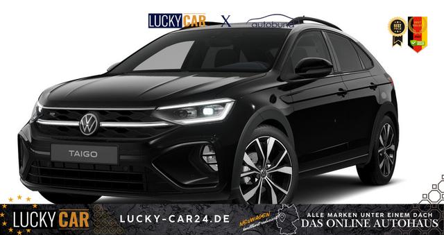 Bestellfahrzeug, konfigurierbar Volkswagen Taigo - R-Line Limited 1.0 TSI 115PS inkl. 18" Alu Misano, Metallic, LED-MATRIX-Scheinwerfer IQ LIGHT, Keyless, Sicht-Paket, Rückfahrkamera, Parksensoren vo/hi, Abgedunkelte Scheiben, Radio Ready2Discover   App-Connect, Klima, Sportsitze, M-Lederlenkrad