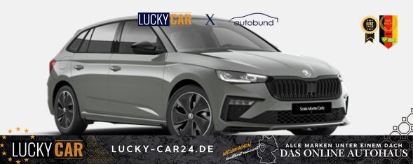Bestellfahrzeug, konfigurierbar Skoda Scala - Monte Carlo Angebot f. Menschen mit Behinderung ab 50 %! 1.0 TSI 115PS, Panoramadach, 17"Alu, Climatronic, MATRIX-LED, Kessy, Verl&auml;ngerte Heckscheibe, SunSet, Parksensoren vorn/hinten, R&uuml;ckfahrkamera, Tempomat, Winter-Paket, Sport-M-Lederlenkrad beheizt, Virtual Co