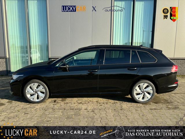 Bestellfahrzeug, konfigurierbar Volkswagen Golf Variant - Basis 1.5 TSI 115PS, LED-Scheinwerfer, Radio Composition 10,3"   Wireless App-Connect, Parksensoren vorne und hinten, Climatronic, M-Lederlenkrad, Digitales Cockpit, Reserverad, Dachreling