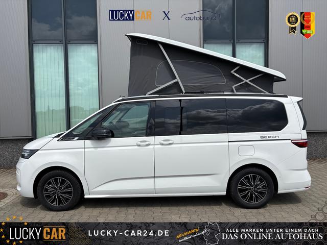 Bestellfahrzeug, konfigurierbar Volkswagen T7 California - Beach Camper 2.0 TDI 150PS DSG (AUTOMATIK), Mini-K&uuml;che, Privacy-Glas, Aufstelldach, Klimaanlage, Parksensoren vorne und hinten, Digital Cockpit Pro, Radio Ready2Discover 10"   Wireless App-Connect, SIDE ASSIST, ACC, LED-Scheinwerfer, M-Lederlenkrad, Schiebet&uuml;ren