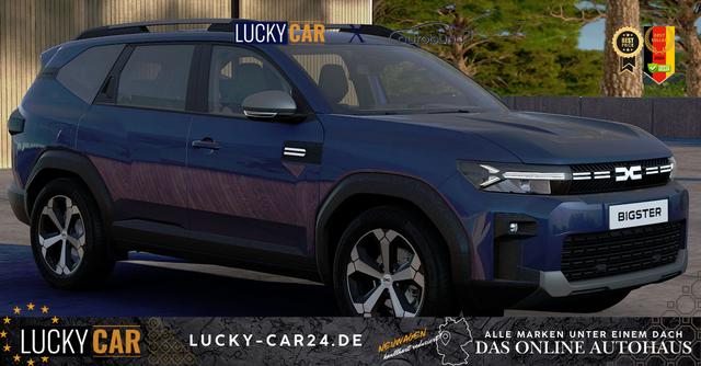 Vorlauffahrzeug Dacia Bigster - Journey 1.2 TCe 140 Mild-Hybrid 6-Gang, Blau-Metallic   Cold-Pack 2 Parking-Paket Reserverad, Klimaautomatik, Privacy-Glas, Navigation, 18" Alu, Keycard Handsfree, Elektrische Heckklappe, R&uuml;ckfahrkamera, Tempomat