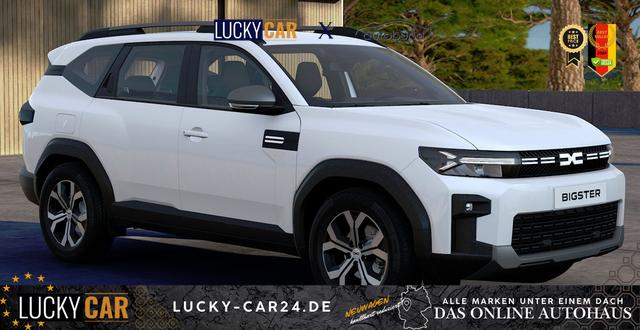Vorlauffahrzeug Dacia Bigster - Expression 1.2 TCe 140 Mild-Hybrid 6-Gang, Weiß   Parking-Paket, 17" Alu, Rückfahrkamera, Klimaautomatik, Radio 10" Wireless Apple CarPlay/Android Auto, Tempomat, Nebelscheinwerfer, Lederlenkrad