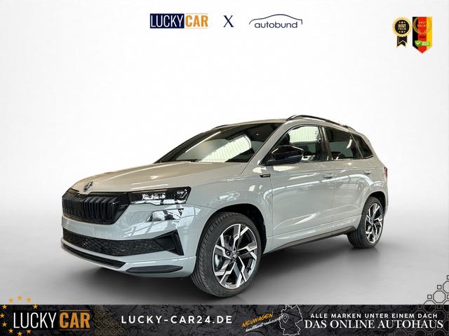 Lagerfahrzeug Skoda Karoq - Sportline 2,0TSI DSG 4x4 140KW/190PS Ledersitze, Columbus, AHK, Pano