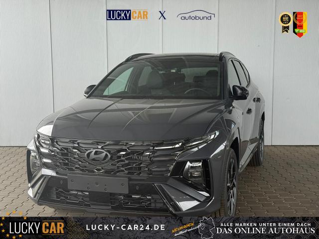 Lagerfahrzeug Hyundai TUCSON - N-Line 1.6 T-GDI 4WD HEV / Panoramadach 4x Shz ACC Head-Up Krell-Soundsystem E-Klappe Matrix-LED E-Sitze Alu 19"